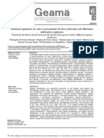 Afmss, Artigo 8 OK - Atributos Químicos de Solo e Crescimento de Fava Cultivada Sob Diferentes Adubações Orgânicas