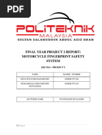 Motorcycle Fingerprint Safety System