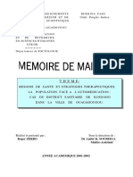 Mémoire Maîtrise (Roger ZERBO)