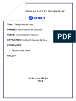 Administracion Financiera Trabajo Final