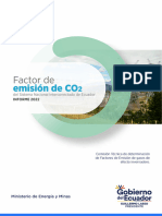 Factor de Emisión de Co2 Cenace