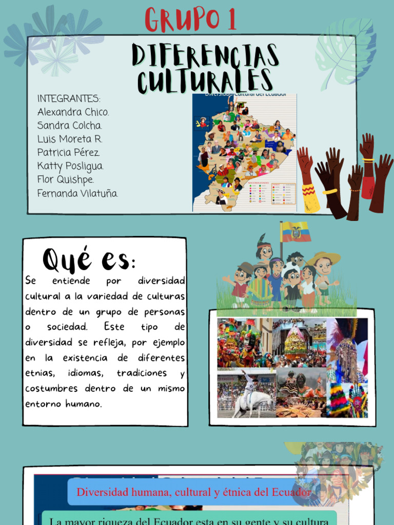 Ejemplos de Diversidad Cultural | PDF