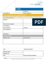 Reimbursement Form English