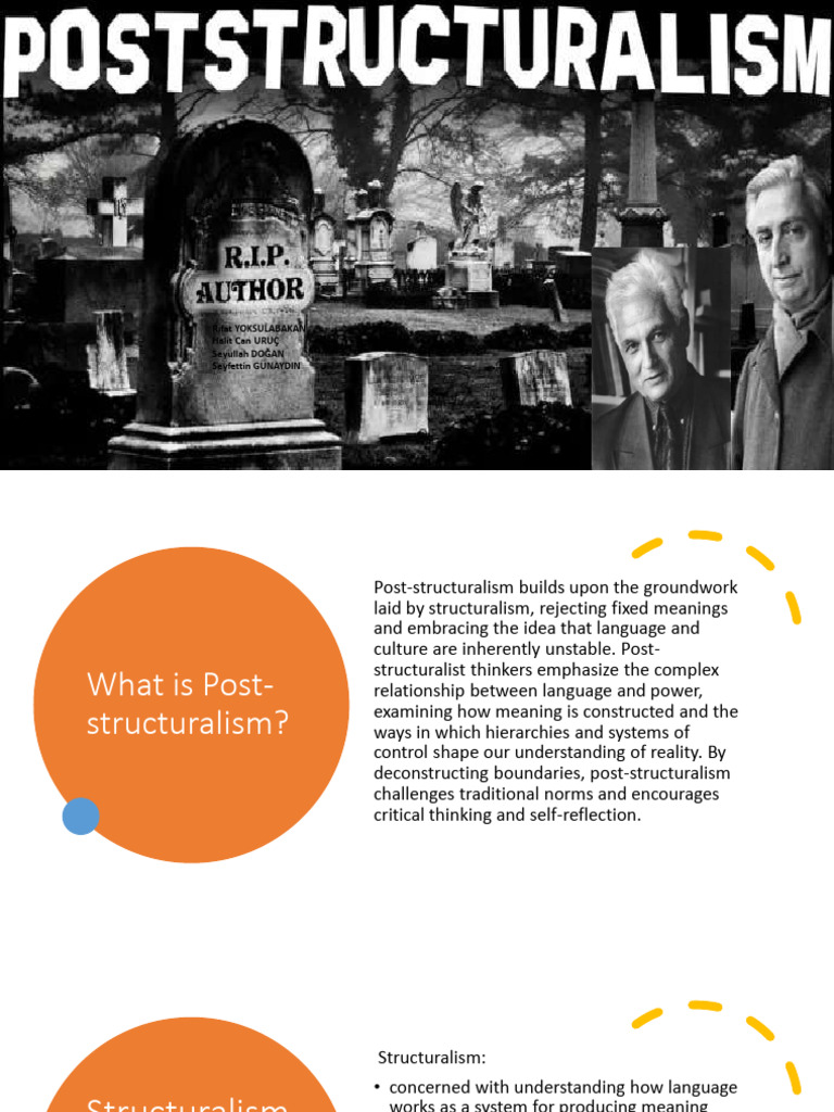 Post-Structuralism Explained | PDF | Deconstruction | Human Communication