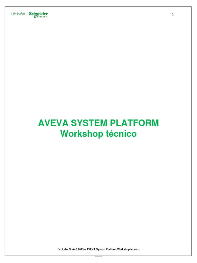Taller AVEVA System Platform 2023 | PDF | Ciencias de la Computación ...