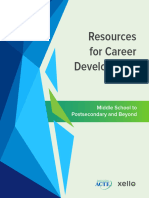 ACTE 2023 Resources For Career Development Middle School To Postsecondary and Beyond Updated 8.21.23