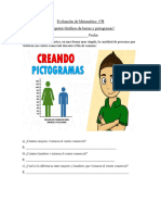 Evaluación de Gráficos y Pictogramas 4°B