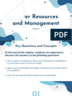 Chapter 8 - Water Resources and Management