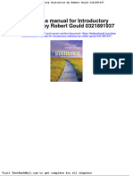 Solutions Manual for Introductory Statistics by Robert Gould 0321891937