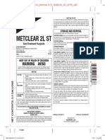 Metclear 2L ST: Warning Aviso