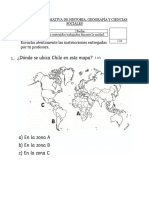 EVALUACIÓN SUMATIVA DE HISTORIA Noviembre