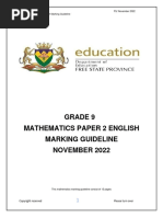 Grade 9 Term 3 Maths Test 2023 | PDF | Geometry | Euclid