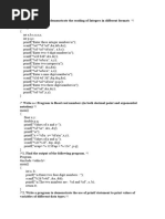 Module 1 Programs