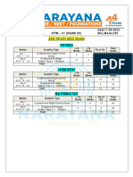 Xi Iit Ic & Ir Cftm-1 11-9-2023 Warmup QP