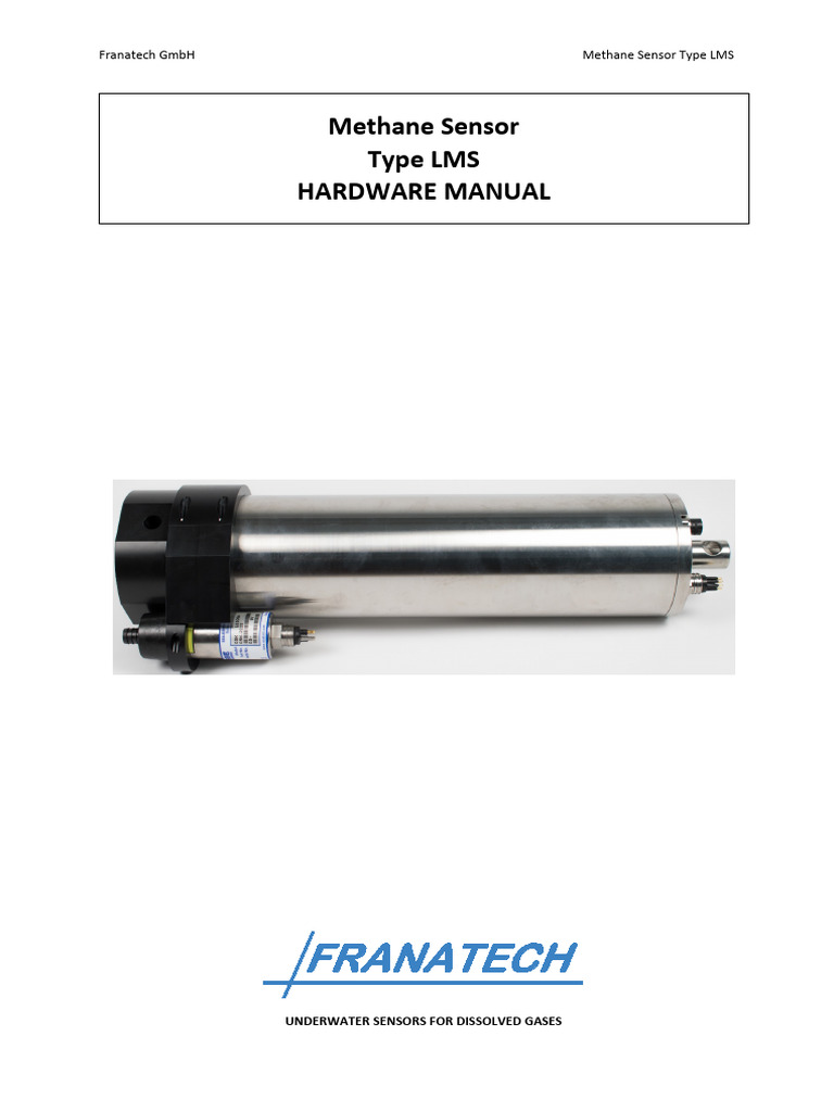 Methane Sensor LMS Hardware Manual | PDF | Usb | Sensor