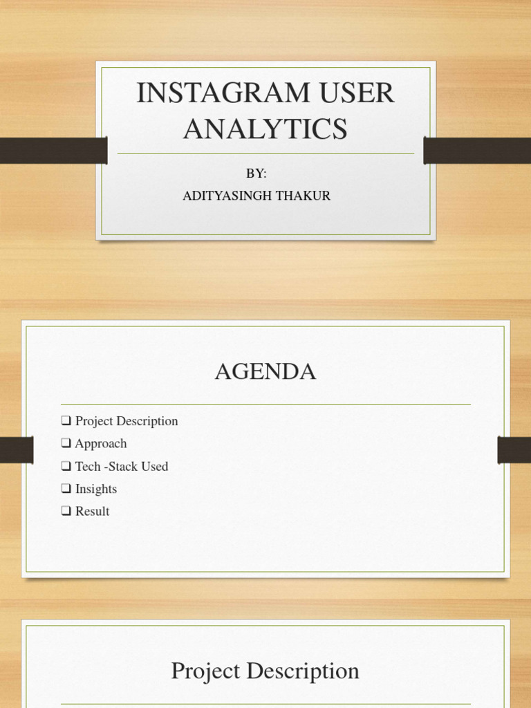 Instagram User Analytics | PDF | My Sql | Databases