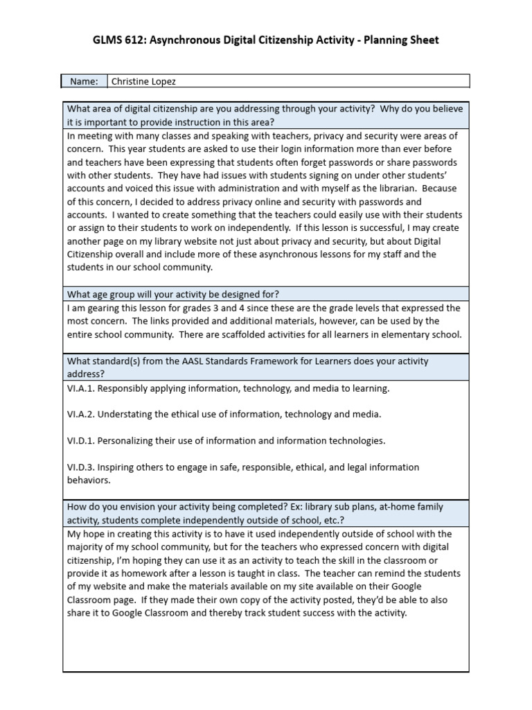 christine-lopez-asynchronous-digital-citizenship-activity-planning