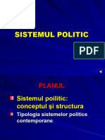 Sistemul Politic