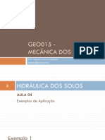 Aula 04 GEO015 Hidraulica Dos Solos Parte 2 NOVO