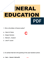 General Education PT 2