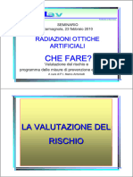 Radiazioni Ottiche Artificiali Prevenzione e Protezione