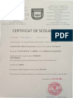 Certificat Scolarité 2023-2024 2