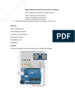 5-Sensor Ultrasonido y Encendido de Leds