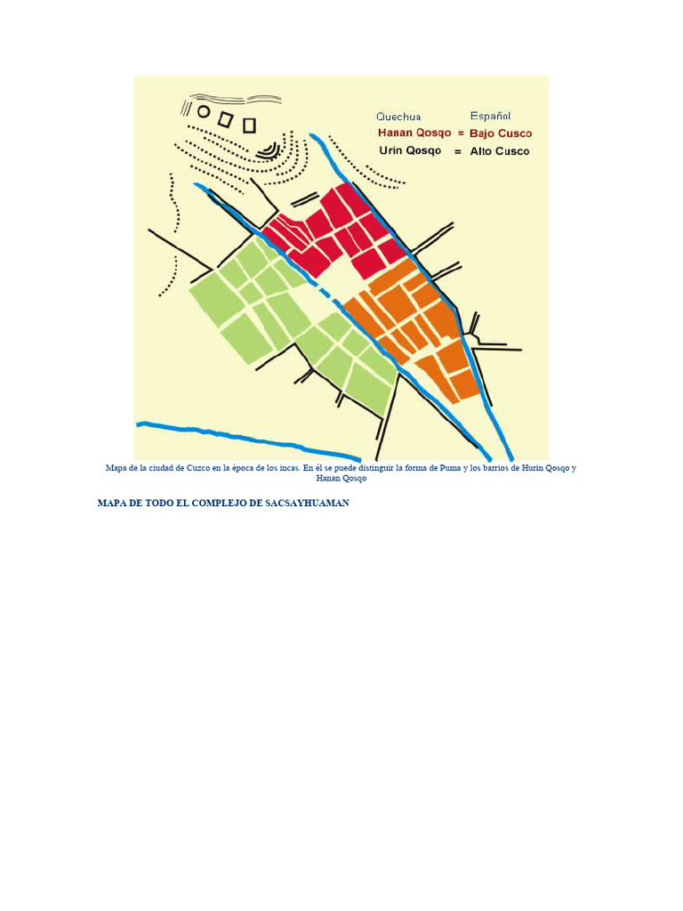 Mapa de Cusco y su legado incaico | PDF | Imperio Inca | Andes