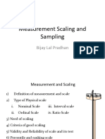 Measurement and Scaling