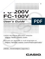 FC-200V FC-100V: User's Guide