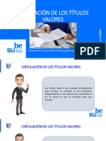 4 Sesion Cuatro - Sube - Derecho Corporativo - Circulacion de Titulos Valores