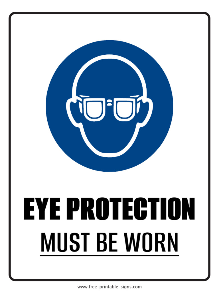 Eye Protection Sign | PDF