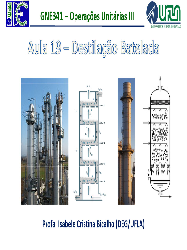 Volatilidade Relativa na Destilação Batelada | PDF | Destilação | Vapor