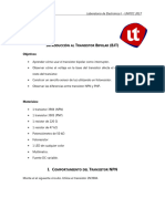 Laboratorio 5 - Introducción Al Transistor Bipolar (BJT)