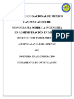 La Ingeniería en Administración en México Alan Alexis Lopez Ku