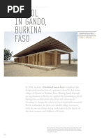 Gando Primary School: A Case Study | PDF