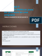 ACTIVIDAD 9 Diseño de Métricas para Los Procesos en Una Empresa