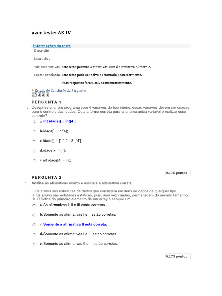 Sintaxe de Arrays em Java | PDF | Programação de computadores | Informática
