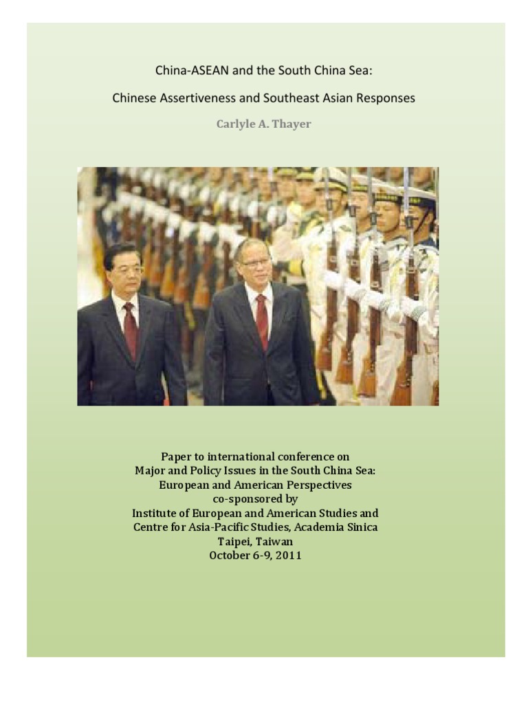 Thayer Chinese Assertiveness in The South China Sea: Southeast Asian ...