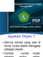 Konsep Pemprograman Objek