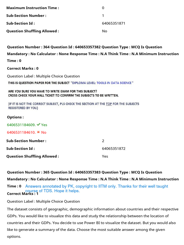 TDS ET With Solution PK | PDF | Autoregressive Integrated Moving ...