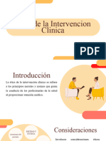 Etica de La Intervencion Clinica