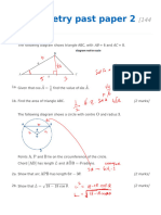 Trigonometry Past Paper 2 (1) 2