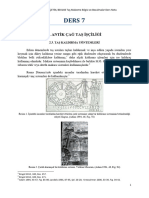 Doç. Dr. Cengiz Çeti̇n, Bek166 Taş Malzeme Bilgisi Ve Bozulmalar Ders Notu Ders 7 2. Anti̇k Çağ Taş İşçi̇li̇ği̇ 2.3. Taş Kaldirma Yöntemleri̇