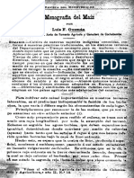 Monografía Del Maíz: Vice-Presidente de La Junta de Fomento Agrícola y Ganadero de Cochabamba