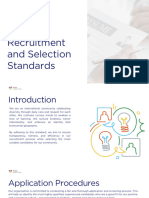 Recruitment and Selection Standard 1