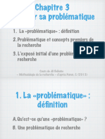 Problématique et questions de recherche | PDF | Définition | Théorie
