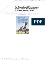 Test Bank For Educational Psychology Reflection For Action 3rd Edition by Odonnell Reeve Smith