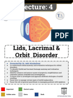 L4 - Lids, Lacrimal - Orbit Disorder