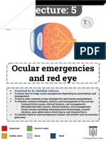 L5 - Ocular Emergencies and Red Eye
